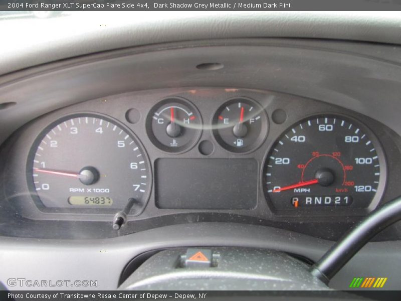 Dark Shadow Grey Metallic / Medium Dark Flint 2004 Ford Ranger XLT SuperCab Flare Side 4x4