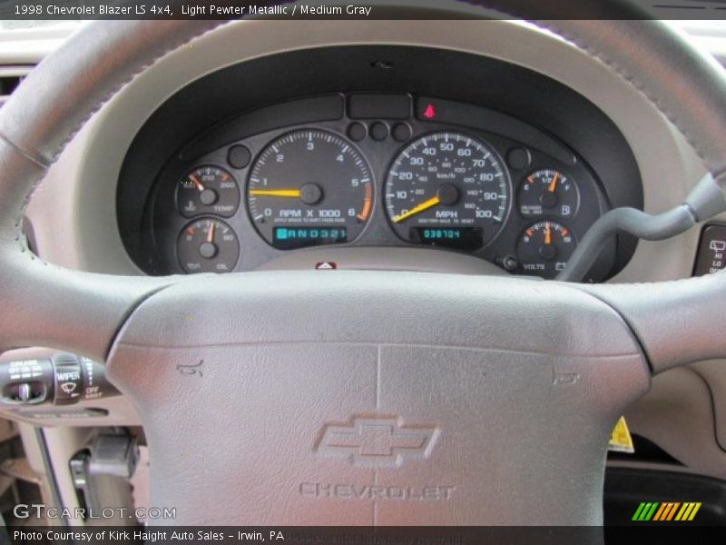 Light Pewter Metallic / Medium Gray 1998 Chevrolet Blazer LS 4x4