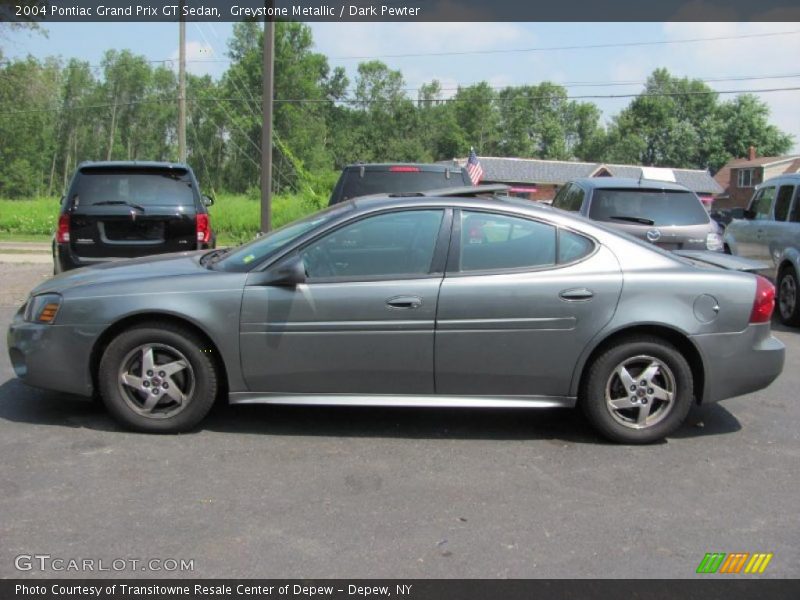 Greystone Metallic / Dark Pewter 2004 Pontiac Grand Prix GT Sedan