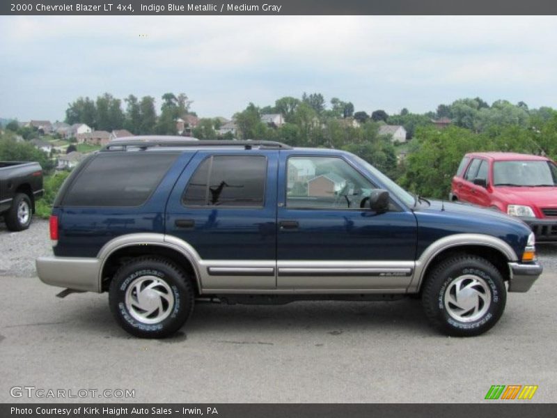 Indigo Blue Metallic / Medium Gray 2000 Chevrolet Blazer LT 4x4