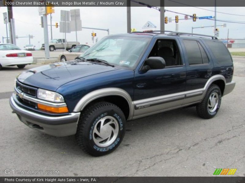 Indigo Blue Metallic / Medium Gray 2000 Chevrolet Blazer LT 4x4