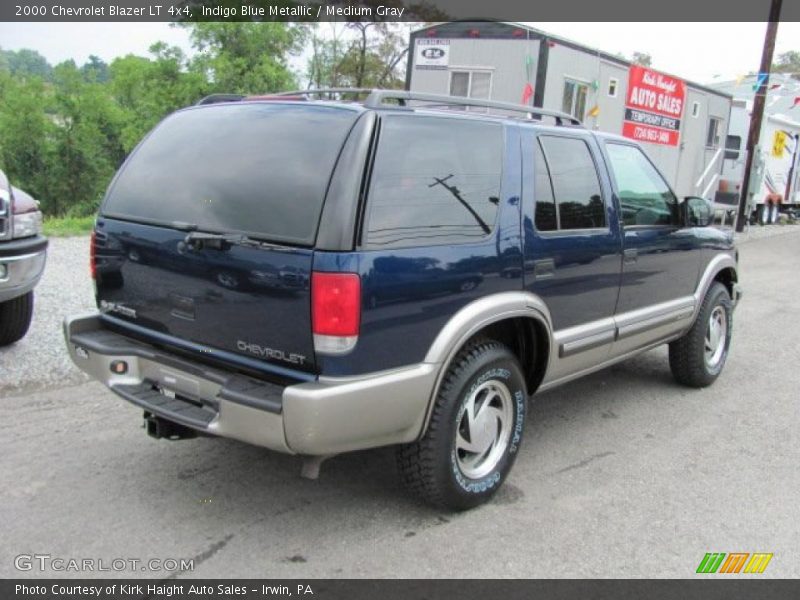 Indigo Blue Metallic / Medium Gray 2000 Chevrolet Blazer LT 4x4