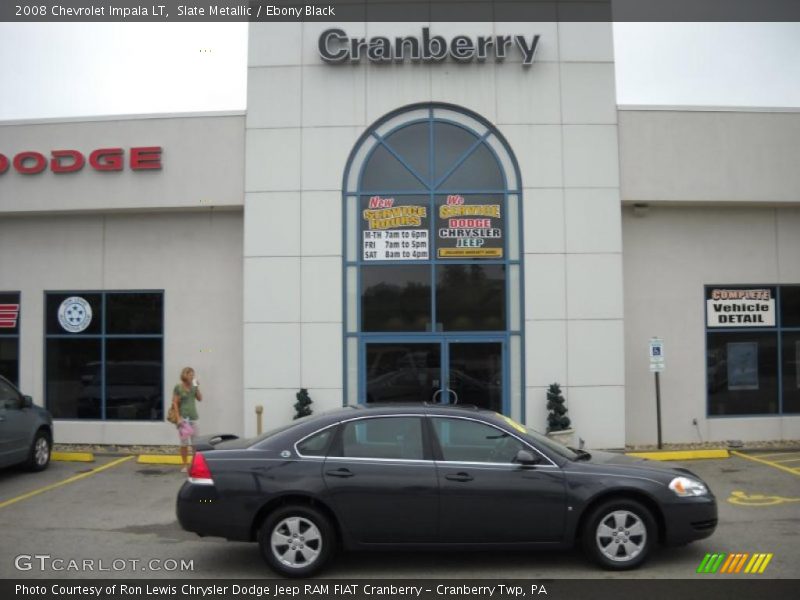 Slate Metallic / Ebony Black 2008 Chevrolet Impala LT