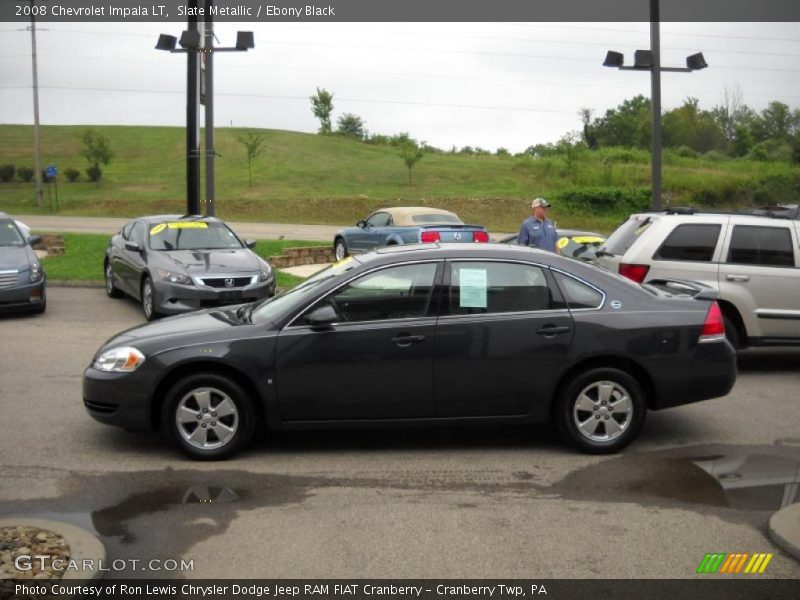 Slate Metallic / Ebony Black 2008 Chevrolet Impala LT