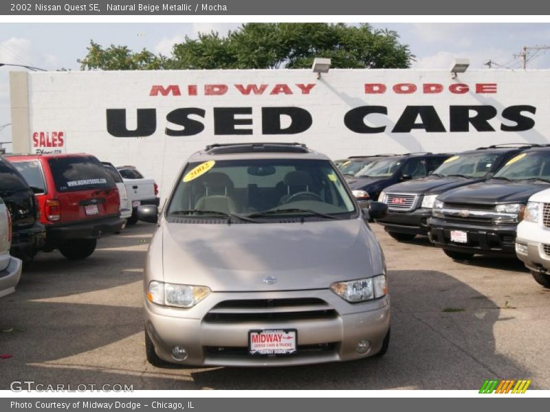 Natural Beige Metallic / Mocha 2002 Nissan Quest SE