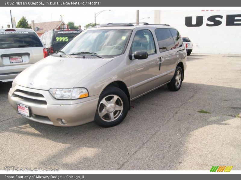 Natural Beige Metallic / Mocha 2002 Nissan Quest SE