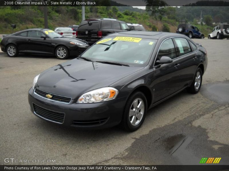 Slate Metallic / Ebony Black 2008 Chevrolet Impala LT