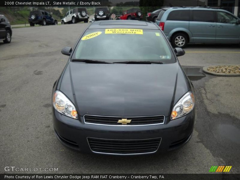 Slate Metallic / Ebony Black 2008 Chevrolet Impala LT