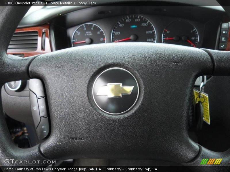 Slate Metallic / Ebony Black 2008 Chevrolet Impala LT