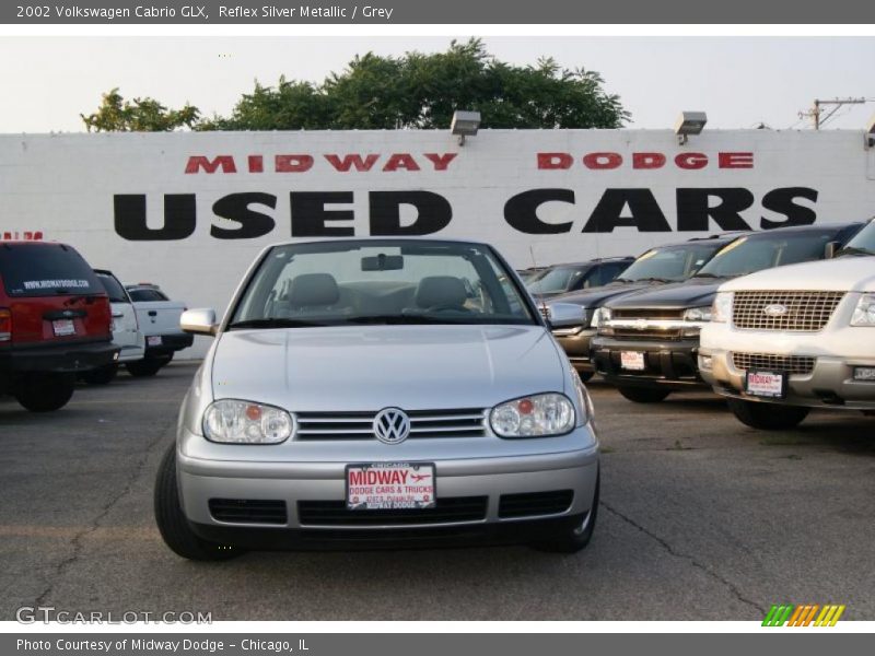 Reflex Silver Metallic / Grey 2002 Volkswagen Cabrio GLX