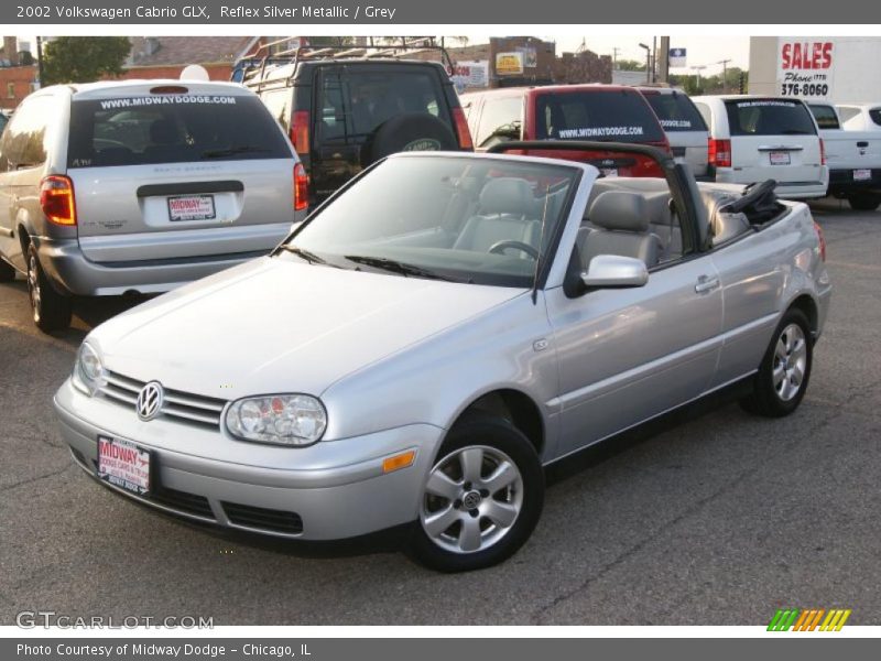 Reflex Silver Metallic / Grey 2002 Volkswagen Cabrio GLX