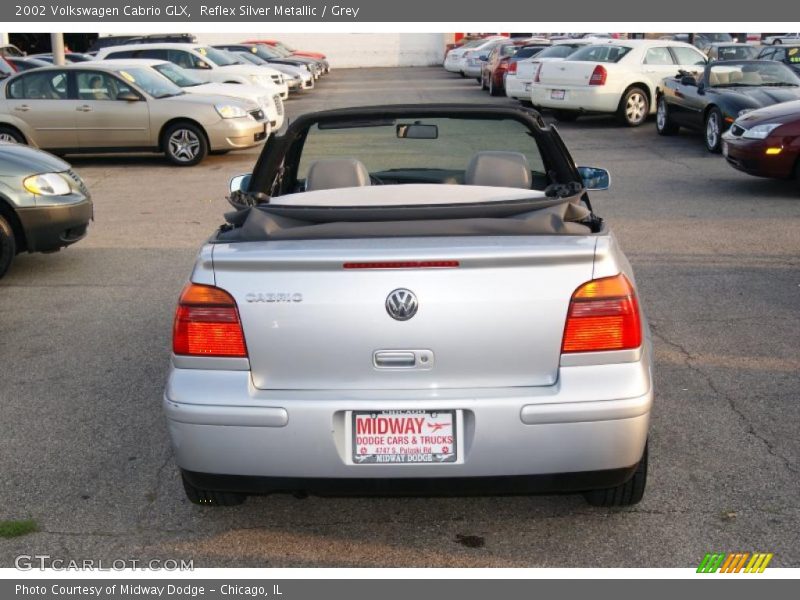 Reflex Silver Metallic / Grey 2002 Volkswagen Cabrio GLX