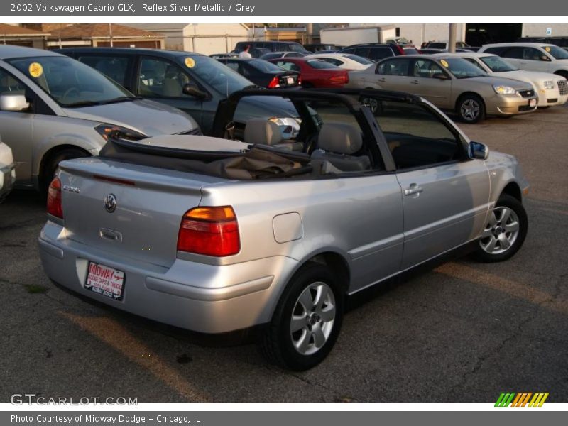Reflex Silver Metallic / Grey 2002 Volkswagen Cabrio GLX