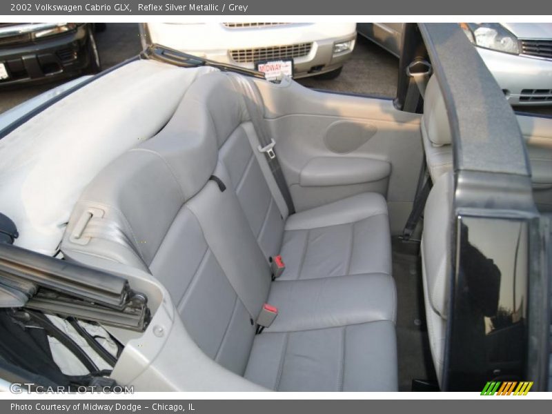 Reflex Silver Metallic / Grey 2002 Volkswagen Cabrio GLX
