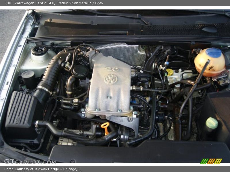 Reflex Silver Metallic / Grey 2002 Volkswagen Cabrio GLX