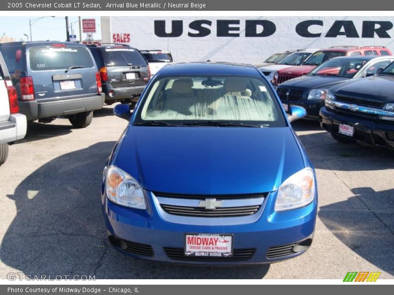 Arrival Blue Metallic / Neutral Beige 2005 Chevrolet Cobalt LT Sedan