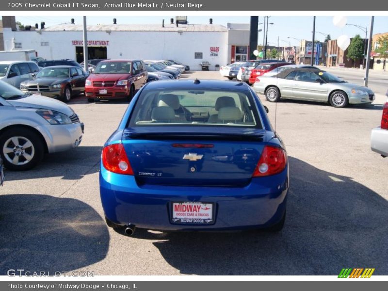 Arrival Blue Metallic / Neutral Beige 2005 Chevrolet Cobalt LT Sedan