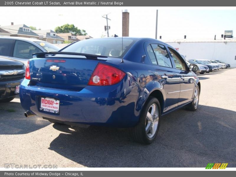 Arrival Blue Metallic / Neutral Beige 2005 Chevrolet Cobalt LT Sedan