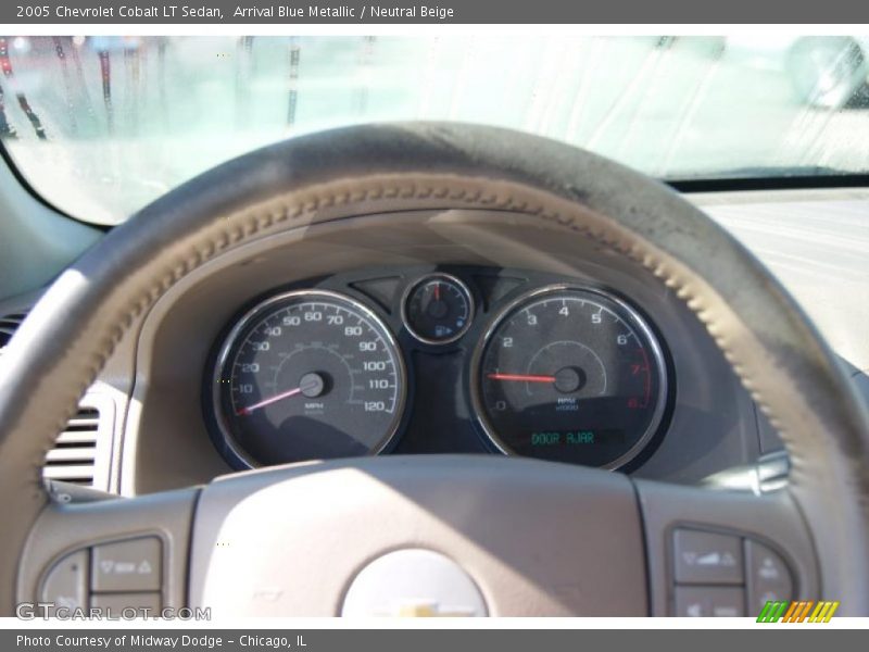 Arrival Blue Metallic / Neutral Beige 2005 Chevrolet Cobalt LT Sedan