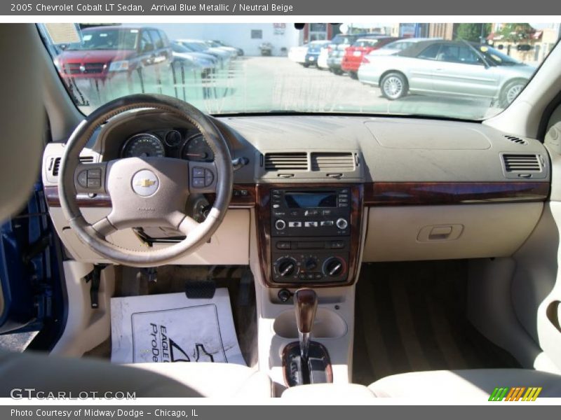 Arrival Blue Metallic / Neutral Beige 2005 Chevrolet Cobalt LT Sedan