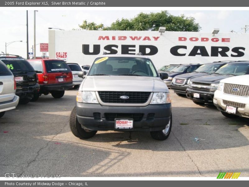 Silver Birch Metallic / Graphite 2005 Ford Explorer XLS