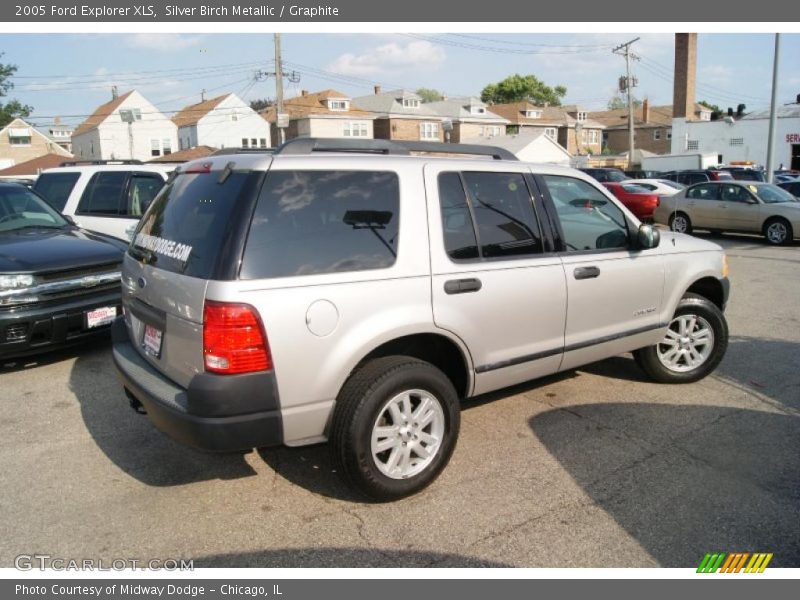 Silver Birch Metallic / Graphite 2005 Ford Explorer XLS