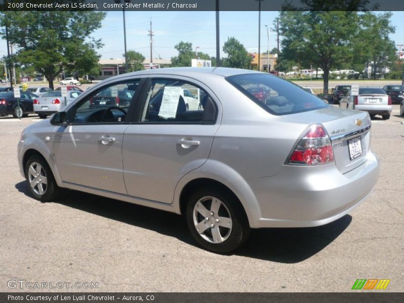 Cosmic Silver Metallic / Charcoal 2008 Chevrolet Aveo LS Sedan