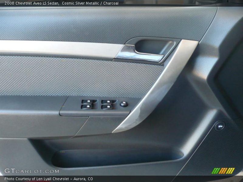 Cosmic Silver Metallic / Charcoal 2008 Chevrolet Aveo LS Sedan