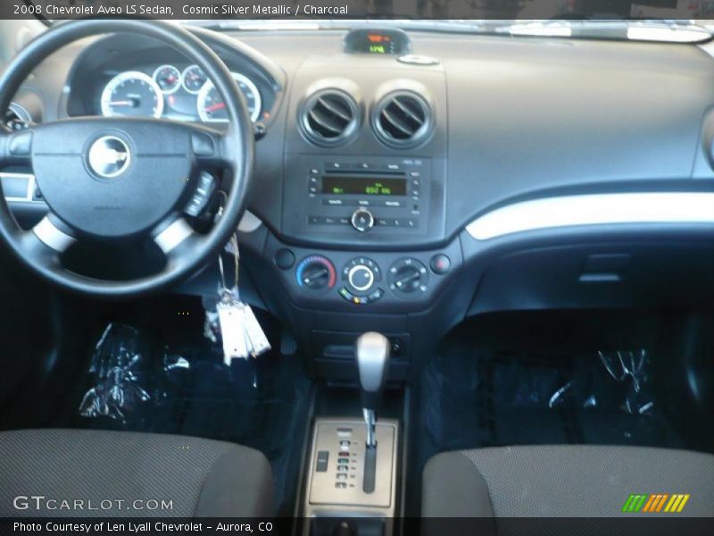 Cosmic Silver Metallic / Charcoal 2008 Chevrolet Aveo LS Sedan