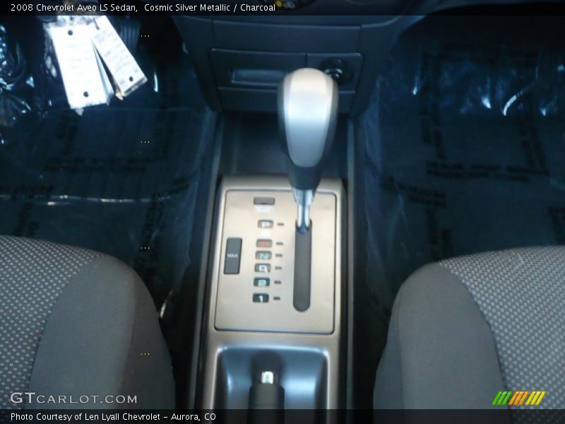 Cosmic Silver Metallic / Charcoal 2008 Chevrolet Aveo LS Sedan