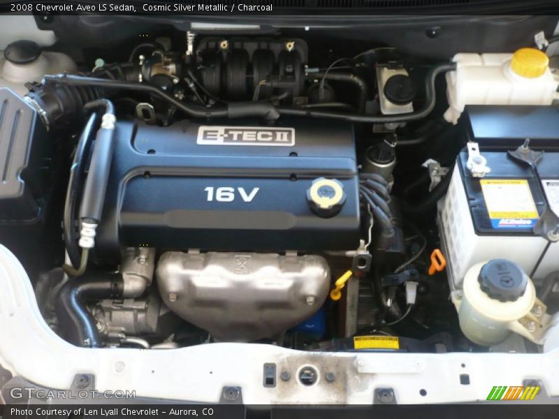 Cosmic Silver Metallic / Charcoal 2008 Chevrolet Aveo LS Sedan
