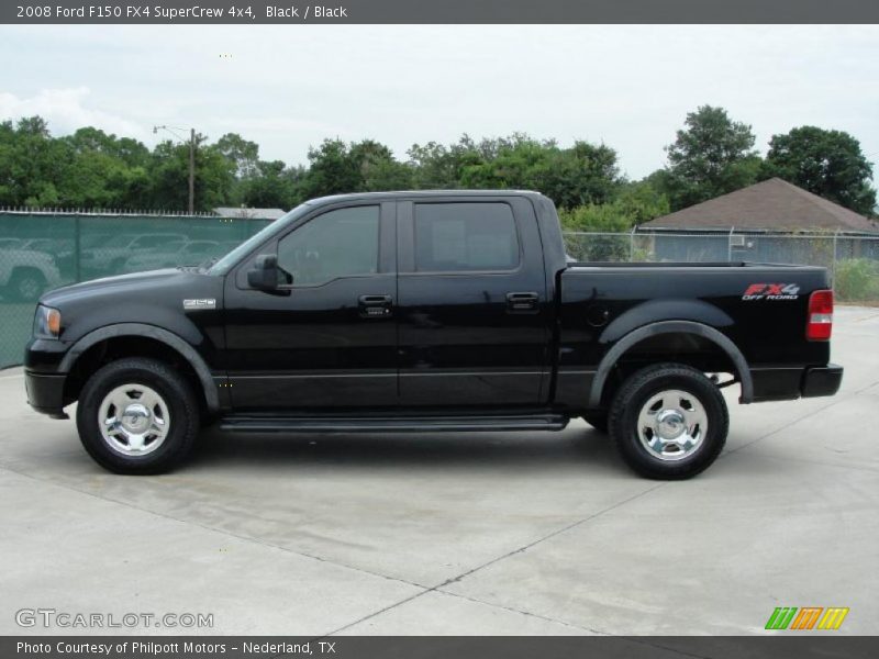 Black / Black 2008 Ford F150 FX4 SuperCrew 4x4