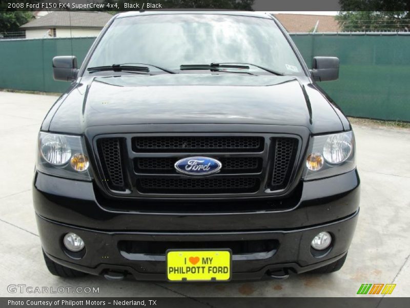 Black / Black 2008 Ford F150 FX4 SuperCrew 4x4