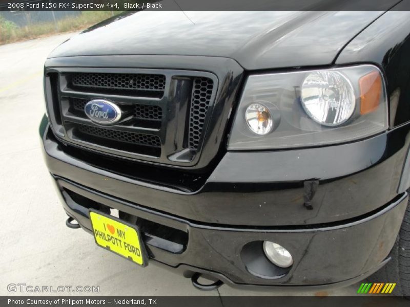 Black / Black 2008 Ford F150 FX4 SuperCrew 4x4