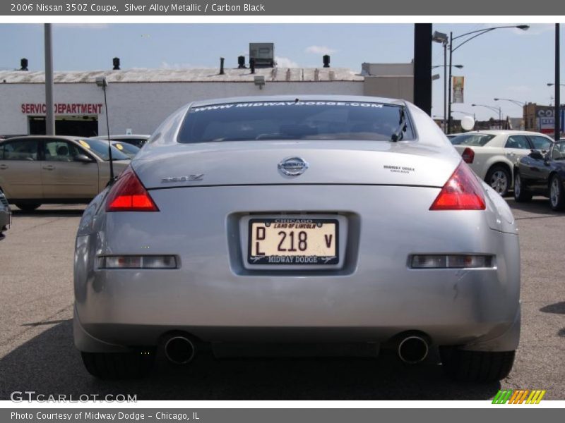 Silver Alloy Metallic / Carbon Black 2006 Nissan 350Z Coupe