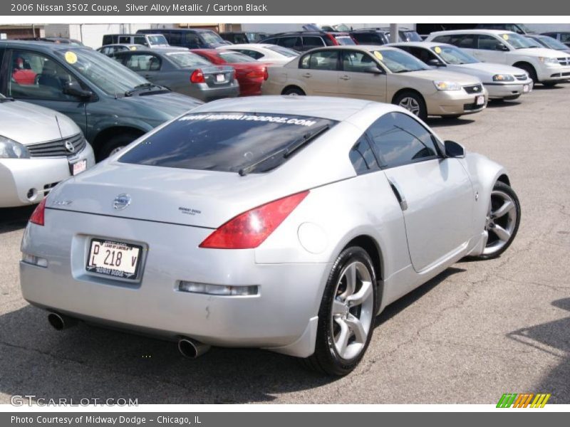 Silver Alloy Metallic / Carbon Black 2006 Nissan 350Z Coupe