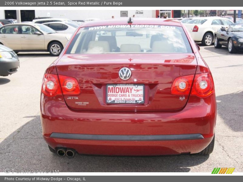 Spice Red Metallic / Pure Beige 2006 Volkswagen Jetta 2.5 Sedan