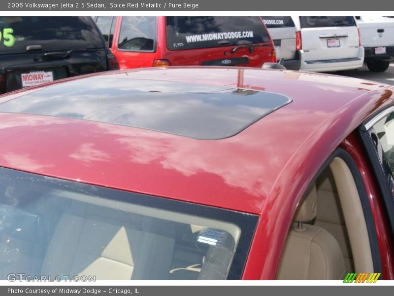 Spice Red Metallic / Pure Beige 2006 Volkswagen Jetta 2.5 Sedan