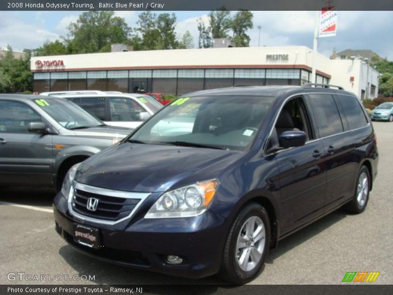 Baltic Blue Pearl / Gray 2008 Honda Odyssey Touring