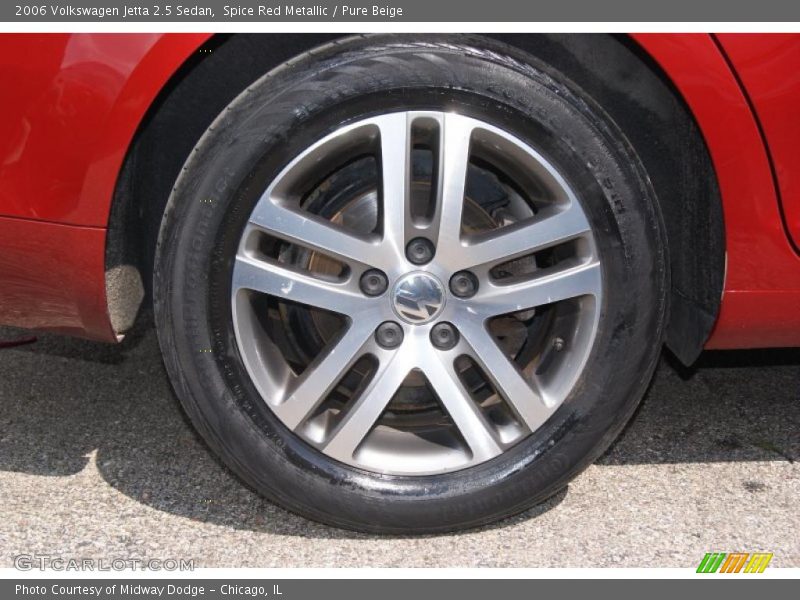Spice Red Metallic / Pure Beige 2006 Volkswagen Jetta 2.5 Sedan
