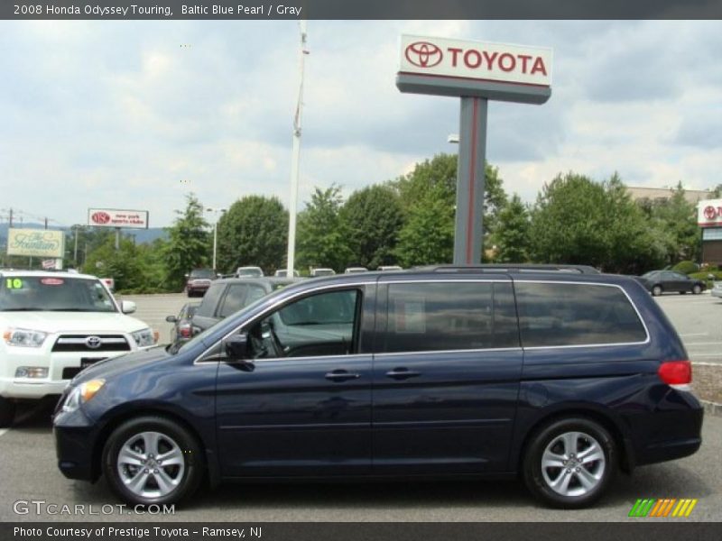 Baltic Blue Pearl / Gray 2008 Honda Odyssey Touring