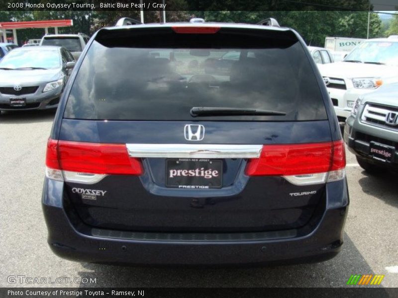 Baltic Blue Pearl / Gray 2008 Honda Odyssey Touring