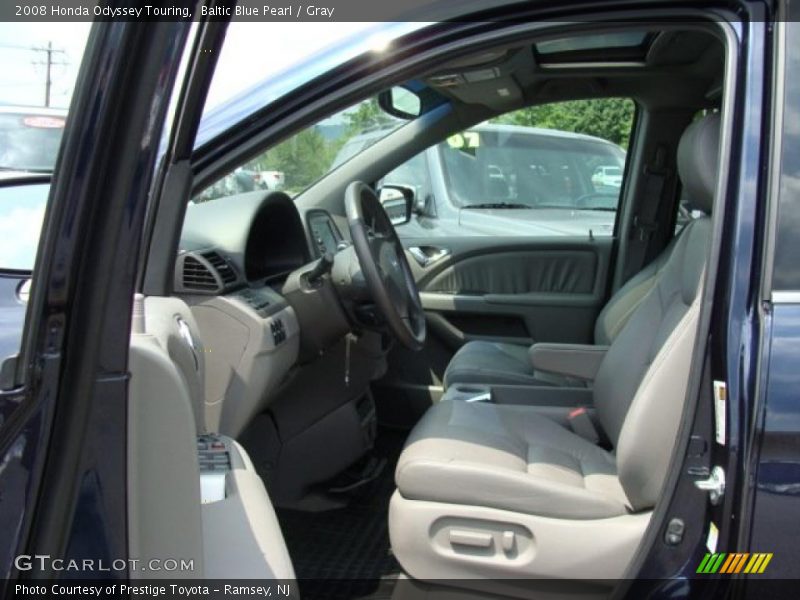 Baltic Blue Pearl / Gray 2008 Honda Odyssey Touring