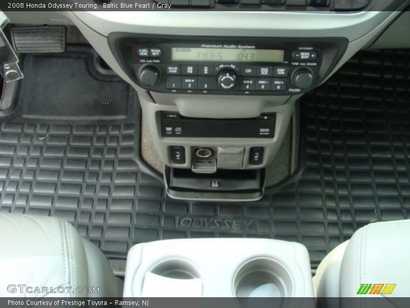 Baltic Blue Pearl / Gray 2008 Honda Odyssey Touring