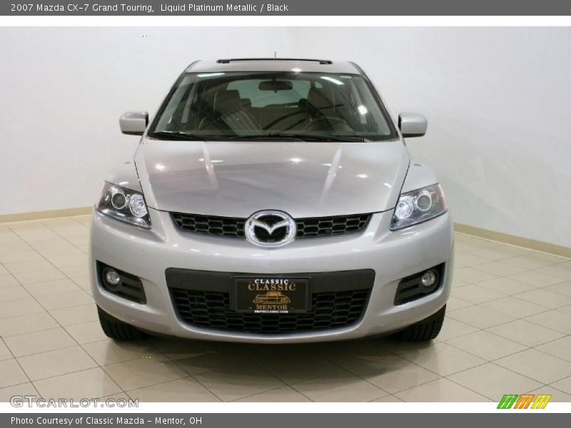 Liquid Platinum Metallic / Black 2007 Mazda CX-7 Grand Touring