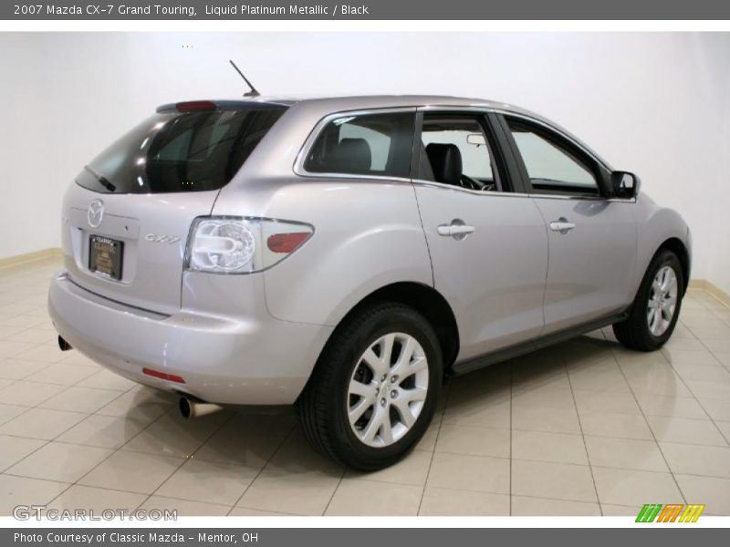 Liquid Platinum Metallic / Black 2007 Mazda CX-7 Grand Touring