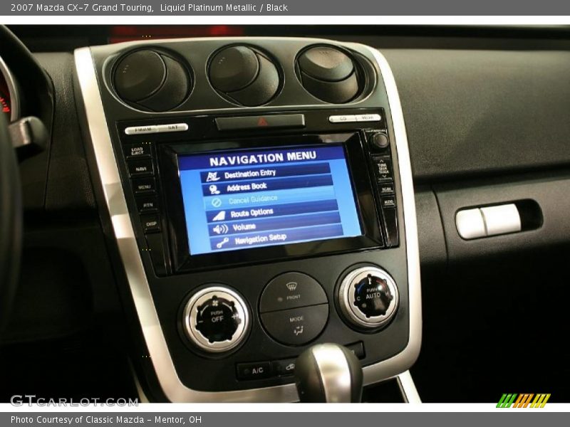 Liquid Platinum Metallic / Black 2007 Mazda CX-7 Grand Touring