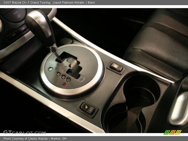 Liquid Platinum Metallic / Black 2007 Mazda CX-7 Grand Touring