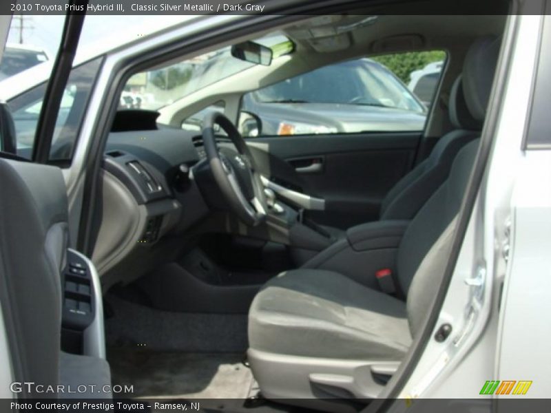 Classic Silver Metallic / Dark Gray 2010 Toyota Prius Hybrid III