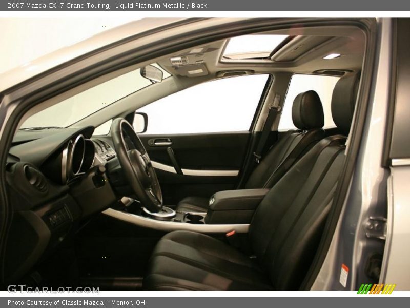 Liquid Platinum Metallic / Black 2007 Mazda CX-7 Grand Touring